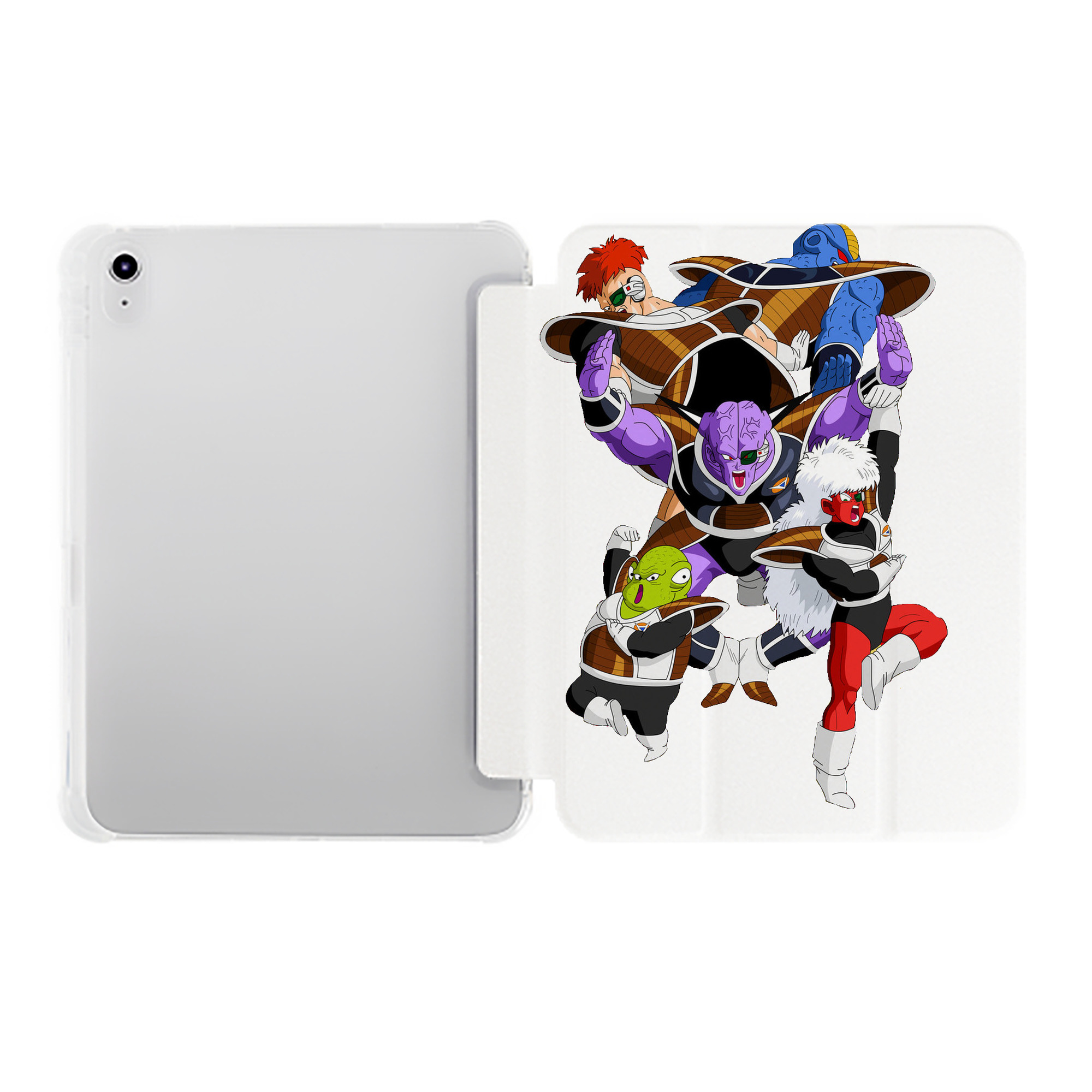 （画像用） ドラゴンボール DRAGON BALL IPad ケース ペン収納付き 三つ折りスタンド PUレザー×シリコン 対応機種9.5/10.5/10.9インチ